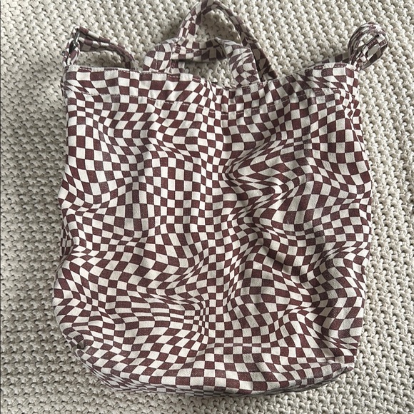 BAGGU Bags Baggu Checkered Duck Tote Bag Poshmark